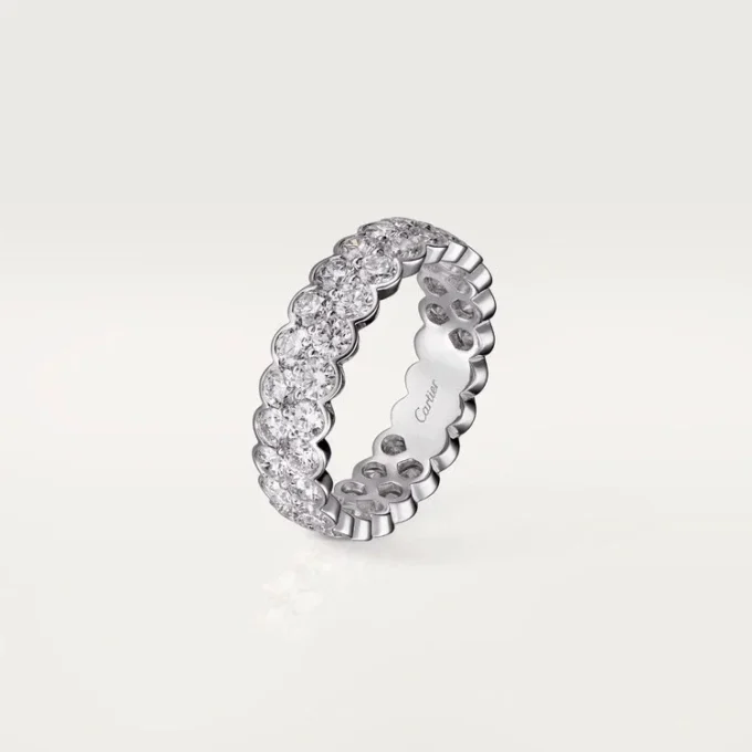 Alliance Broderie de Cartier – Or blanc, diamants – Cartier