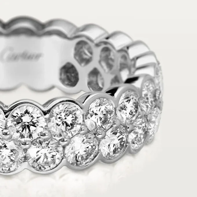 Alliance Broderie de Cartier – Or blanc, diamants – Cartier