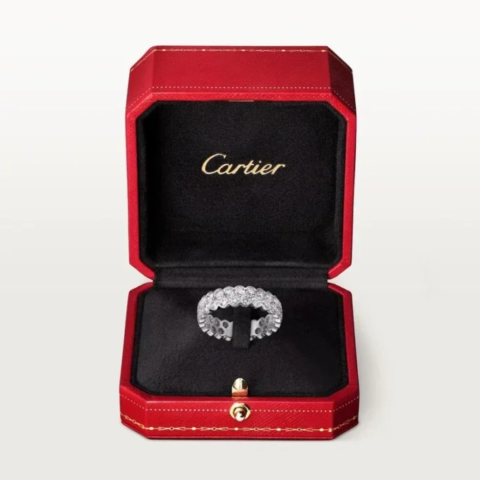 Alliance Broderie de Cartier – Or blanc, diamants – Cartier
