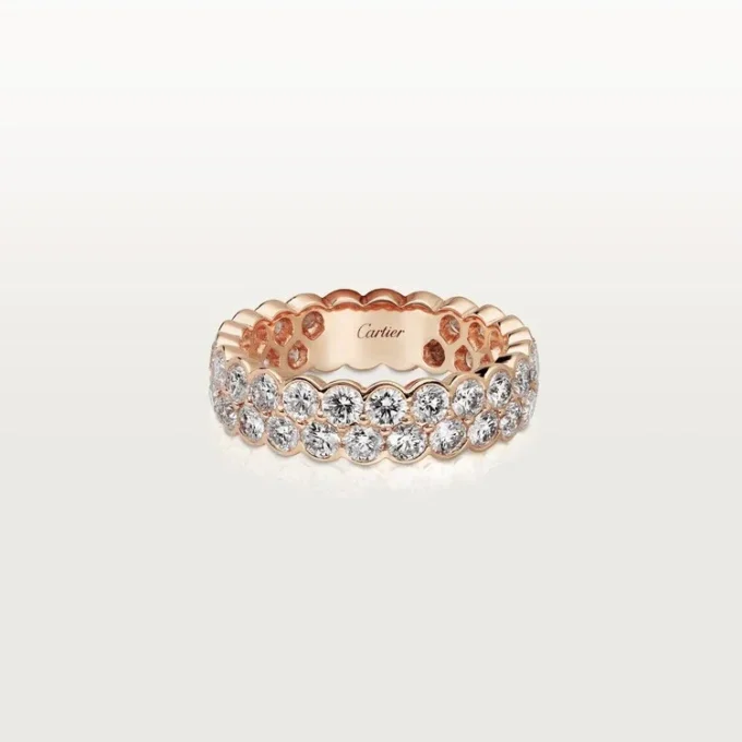 Alliance Broderie de Cartier – Or rose, diamants – Cartier