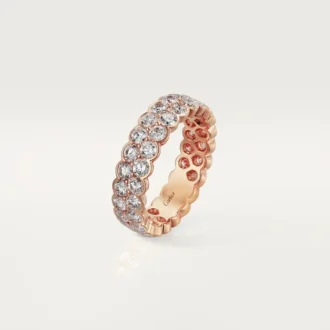 Alliance Broderie de Cartier – Or rose, diamants – Cartier
