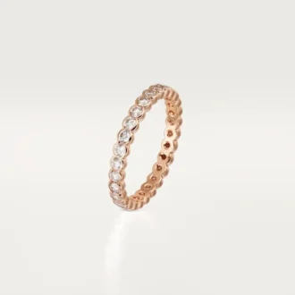 Alliance Broderie de Cartier – Or rose, diamants – Cartier