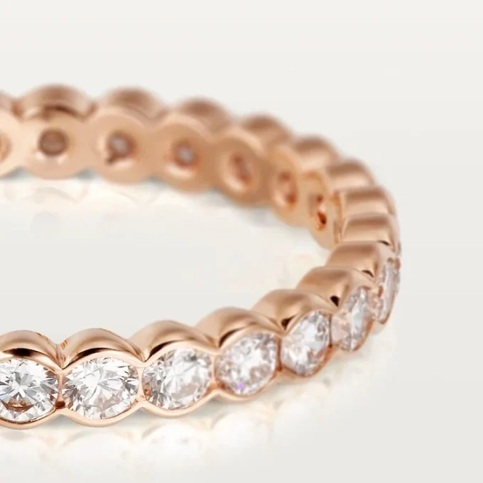 Alliance Broderie de Cartier – Or rose, diamants – Cartier