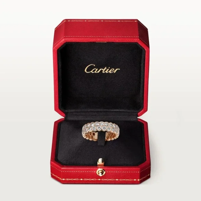 Alliance Broderie de Cartier – Or rose, diamants – Cartier