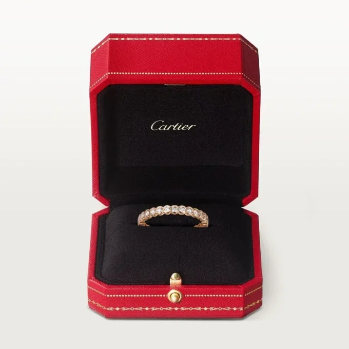 Alliance Broderie de Cartier – Or rose, diamants – Cartier