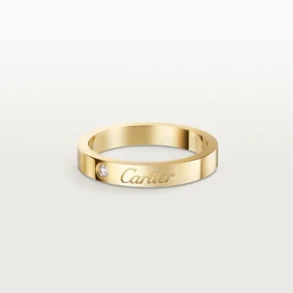 Alliance C De Cartier, largeur 3 mm, 1 diamant