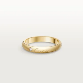 Alliance C De Cartier, largeur 3 mm, 1 diamant