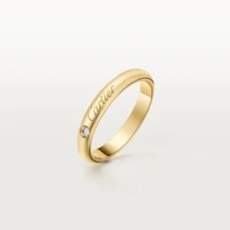 Alliance C De Cartier, largeur 3 mm, 1 diamant