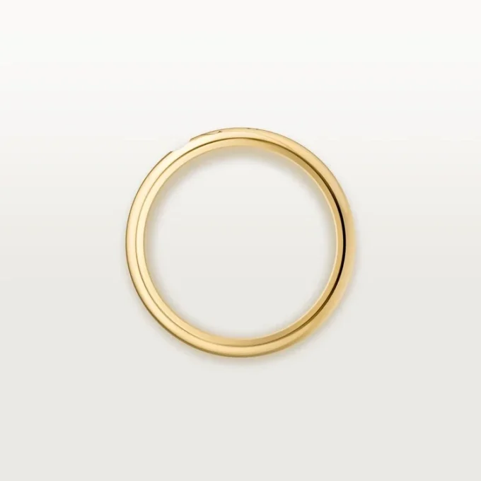 Alliance C De Cartier, largeur 3 mm, 1 diamant