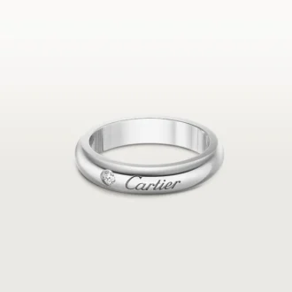 Alliance C de Cartier, largeur 4 mm, 1 diamant