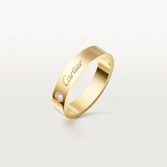 Alliance C De Cartier, largeur 4 mm, 1 diamant