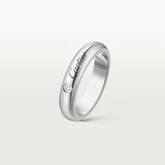 Alliance C de Cartier, largeur 4 mm, 1 diamant