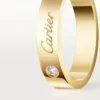 Alliance C De Cartier, largeur 4 mm, 1 diamant