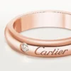 Alliance C De Cartier, largeur 4 mm, 1 diamant