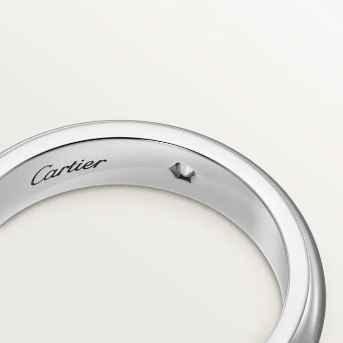 Alliance C de Cartier, largeur 4 mm, 1 diamant