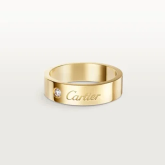 Alliance C De Cartier, largeur 5 mm, 1 diamant
