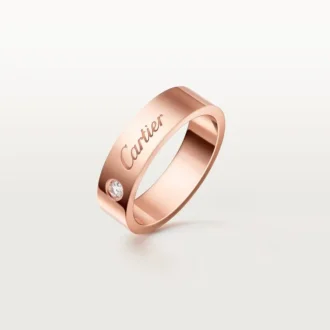 Alliance C De Cartier, largeur 5 mm, 1 diamant