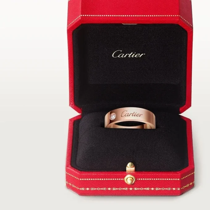 Alliance C De Cartier, largeur 5 mm, 1 diamant