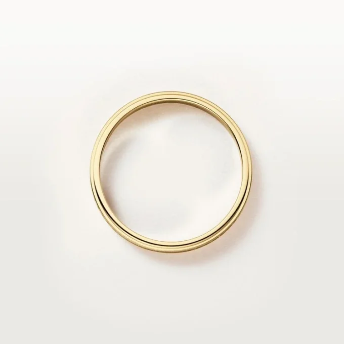 Alliance Cartier D&rsquo;amour, largeur 2,3 mm, pavée