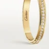 Alliance Cartier D&rsquo;amour, largeur 2,3 mm, pavée