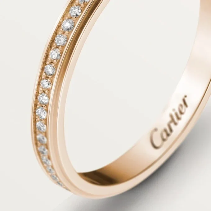 Alliance Cartier D&rsquo;amour – Or rose, diamants – Cartier