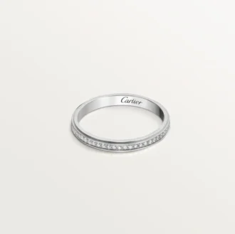 Alliance Cartier D&rsquo;amour – Platine, diamants – Cartier