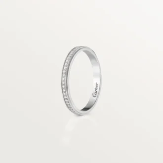 Alliance Cartier D&rsquo;amour – Platine, diamants – Cartier