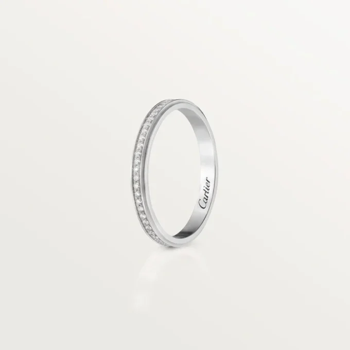 Alliance Cartier D&rsquo;amour – Platine, diamants – Cartier
