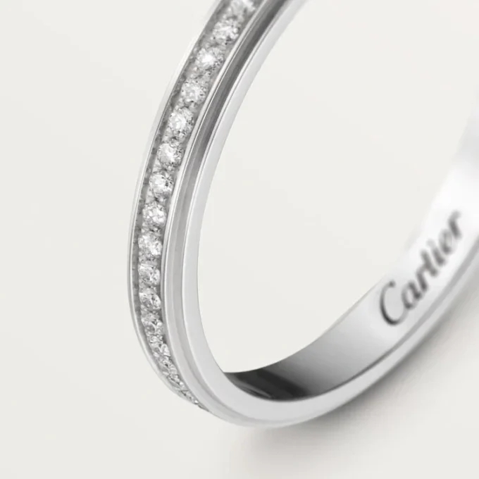 Alliance Cartier D&rsquo;amour – Platine, diamants – Cartier
