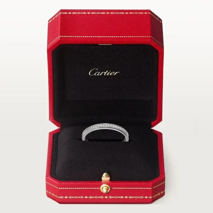 Alliance Cartier D&rsquo;amour – Platine, diamants – Cartier