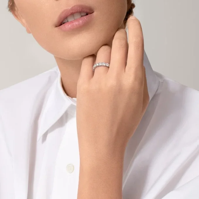 Alliance Cartier Destinée, largeur 4,1 mm, pavée