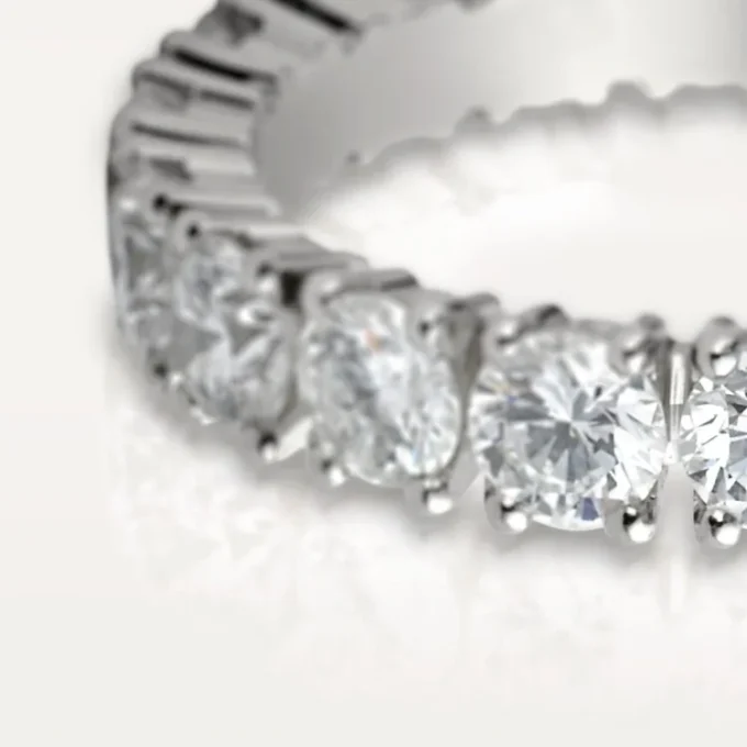Alliance Cartier Destinée, largeur 4,1 mm, pavée