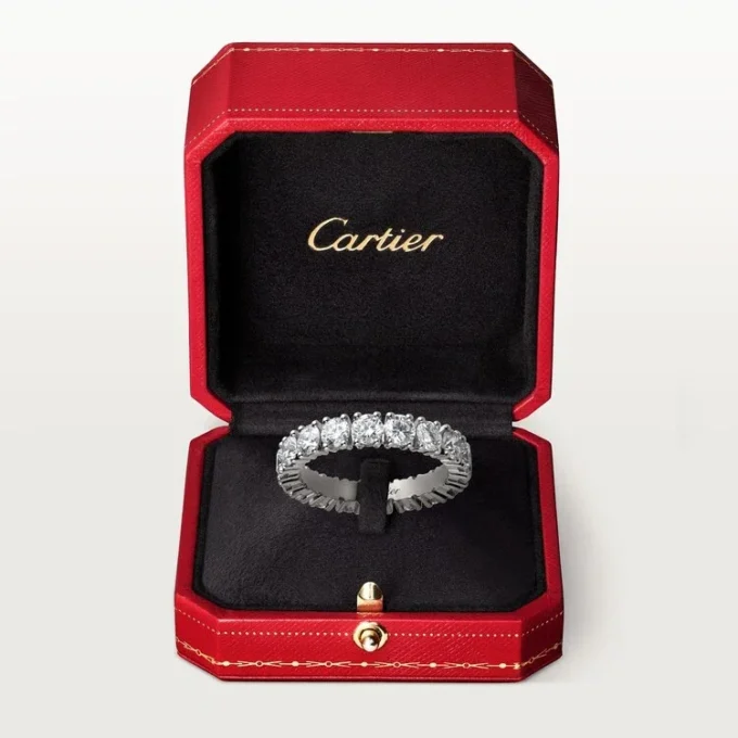 Alliance Cartier Destinée, largeur 4,1 mm, pavée