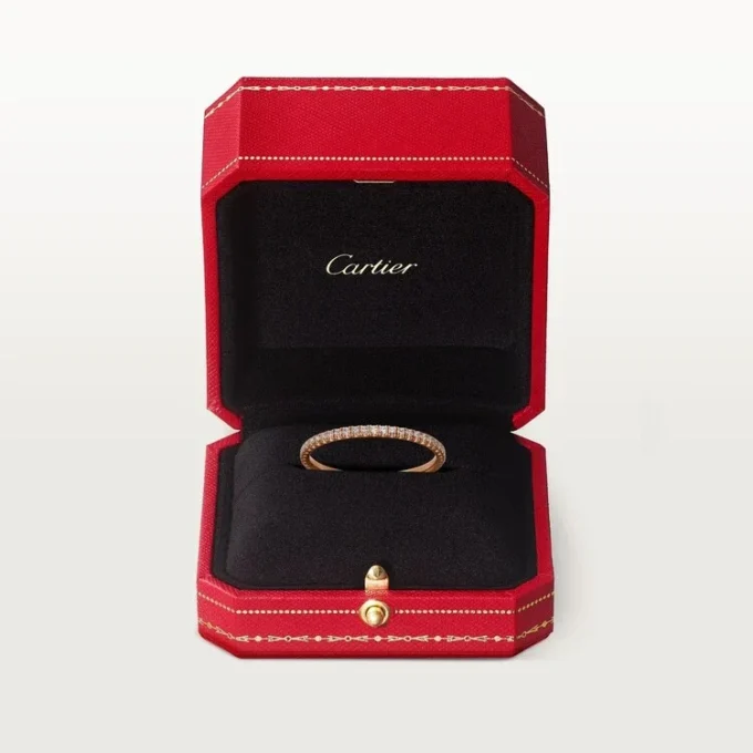 Alliance Etincelle De Cartier, largeur 1,5 mm, pavée