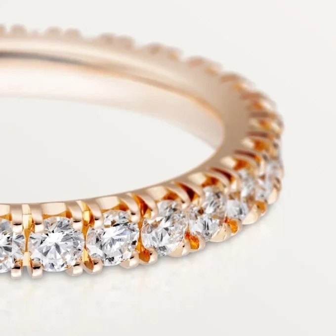 Alliance Etincelle De Cartier, largeur 2,6 mm, pavée