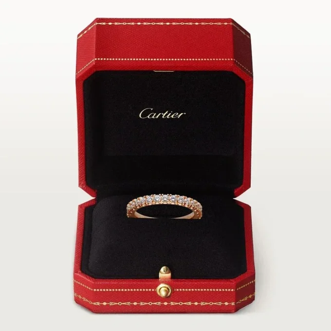 Alliance Etincelle De Cartier, largeur 2,6 mm, pavée