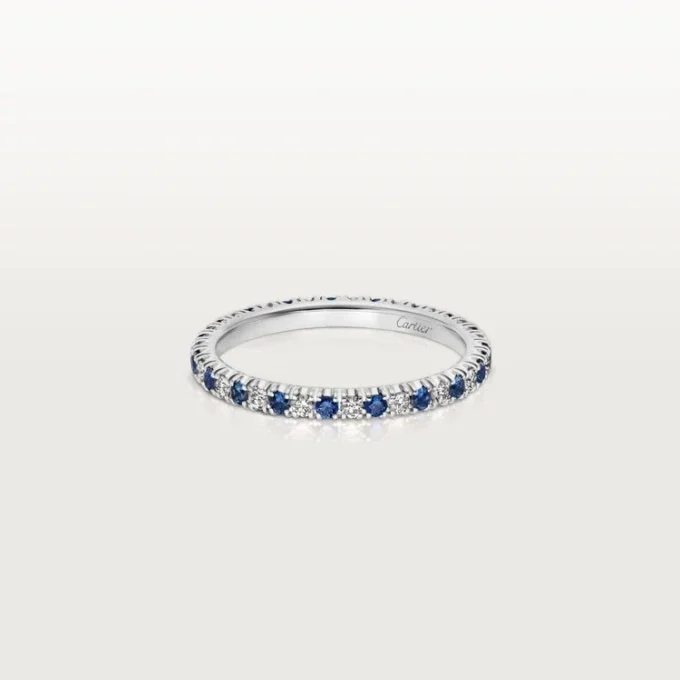 Alliance Etincelle De Cartier – Platine, saphirs, diamants – Cartier
