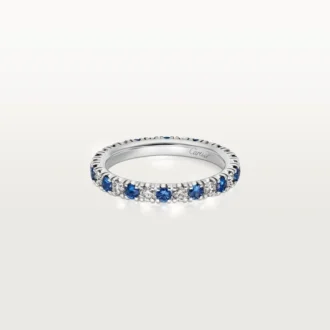 Alliance Etincelle De Cartier – Platine, saphirs, diamants – Cartier