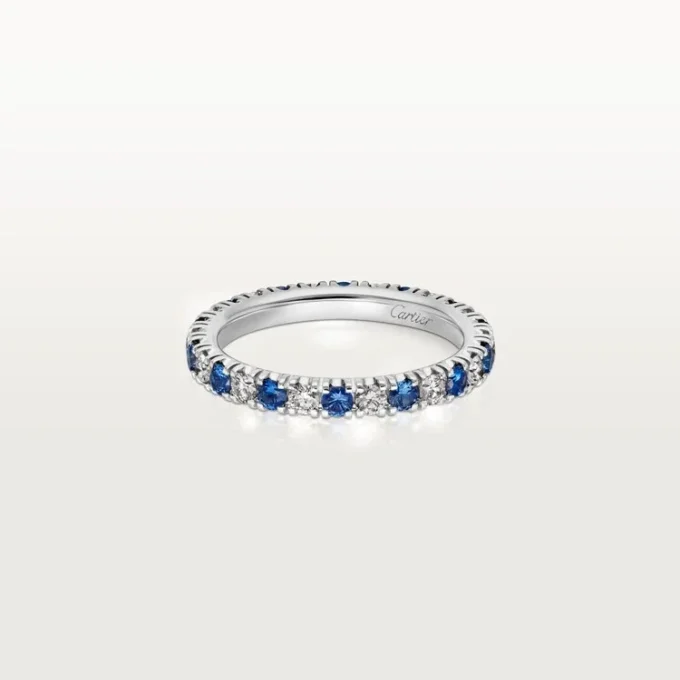 Alliance Etincelle De Cartier – Platine, saphirs, diamants – Cartier