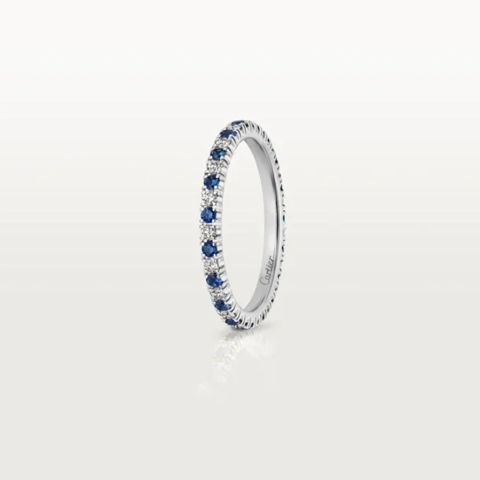 Alliance Etincelle De Cartier – Platine, saphirs, diamants – Cartier