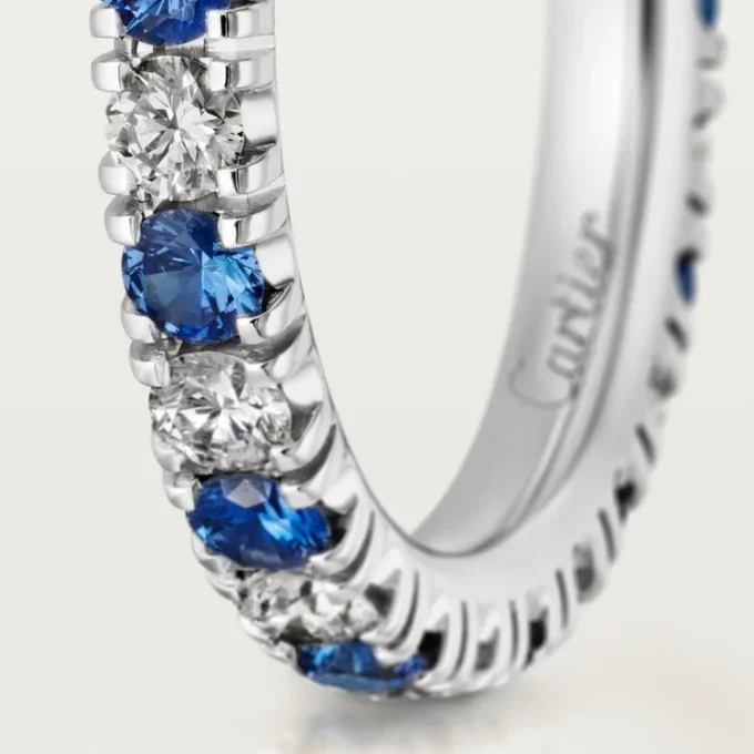 Alliance Etincelle De Cartier – Platine, saphirs, diamants – Cartier