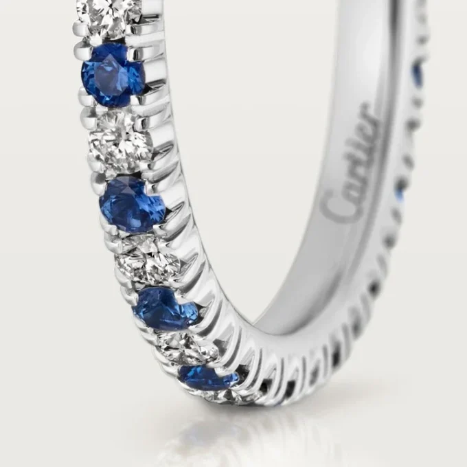 Alliance Etincelle De Cartier – Platine, saphirs, diamants – Cartier