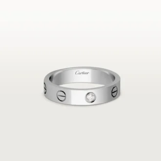 Alliance Love, 1 diamant – Or blanc, diamant – Cartier