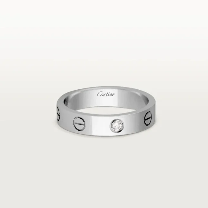 Alliance Love, 1 diamant – Or blanc, diamant – Cartier