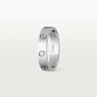 Alliance Love, 1 diamant – Or blanc, diamant – Cartier