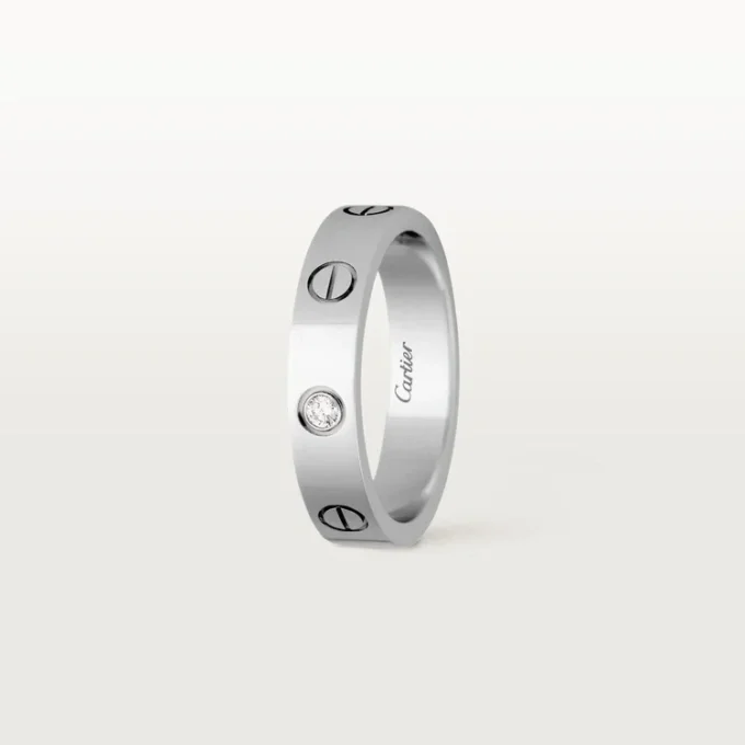 Alliance Love, 1 diamant – Or blanc, diamant – Cartier