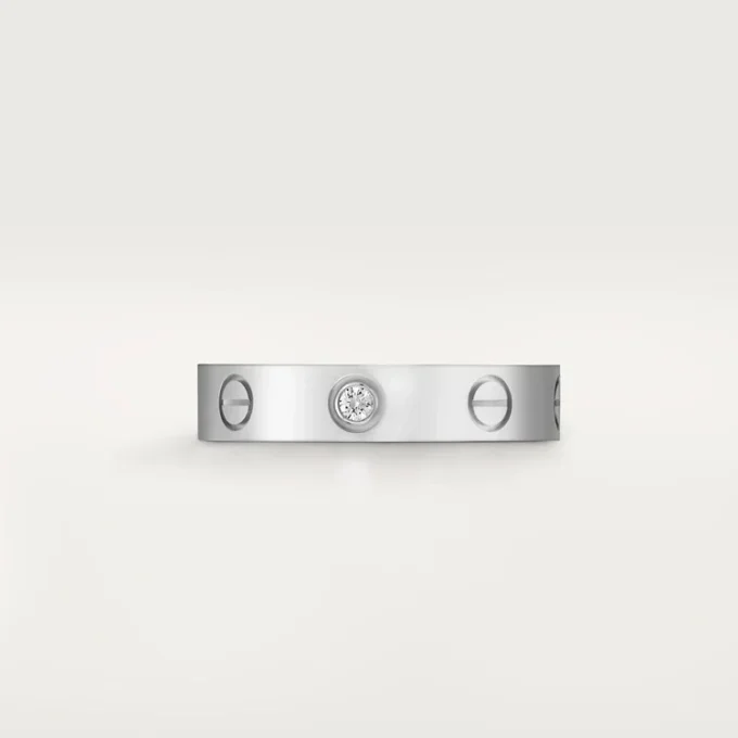 Alliance Love, 1 diamant – Or blanc, diamant – Cartier