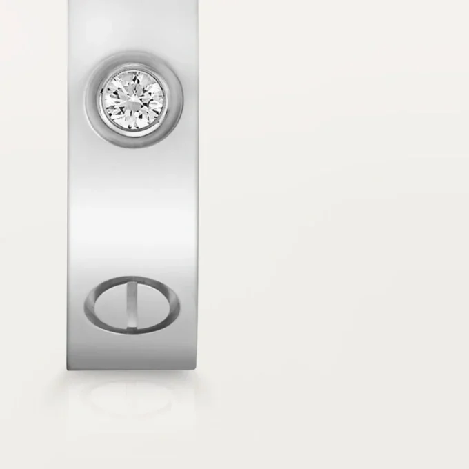 Alliance Love, 1 diamant – Or blanc, diamant – Cartier