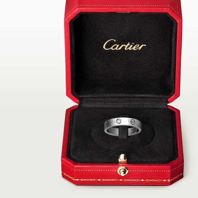 Alliance Love, 1 diamant – Or blanc, diamant – Cartier