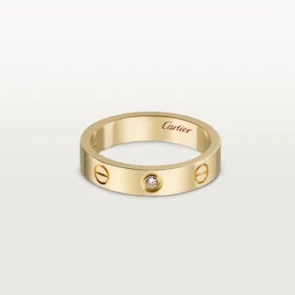 Alliance Love, 1 diamant – Or jaune, Diamant – Cartier